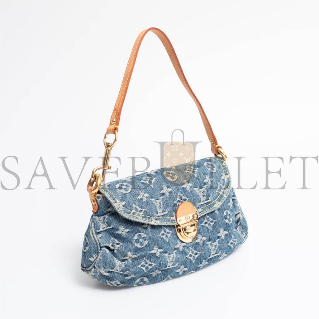 LOUIS VUITTON MONOGRAM DENIM  PLEATY M95050 (26*15*9cm)